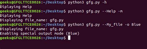 how to use command line arguments in python
