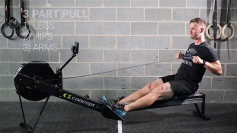 how to use concept 2 rowing machine youtube