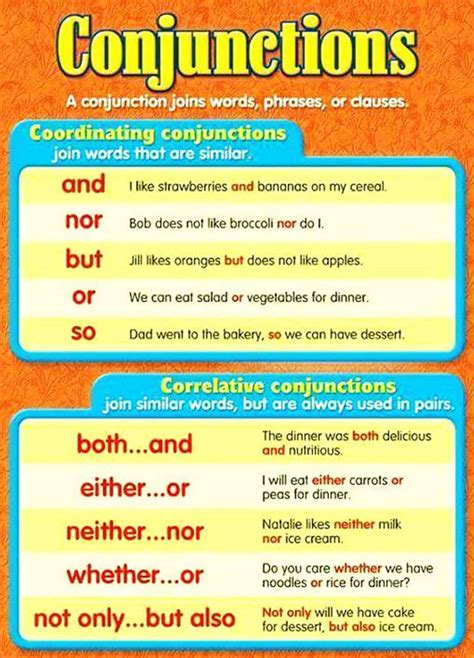 how to use conjunctions in english