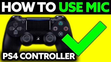 How To Use Controller As Mic Ps4