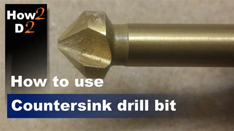 How To Use Countersink Drill Bits
