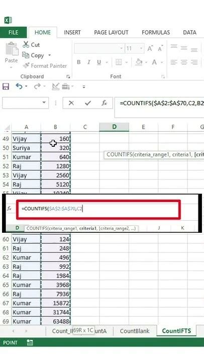 how to use countif formula in vba macro