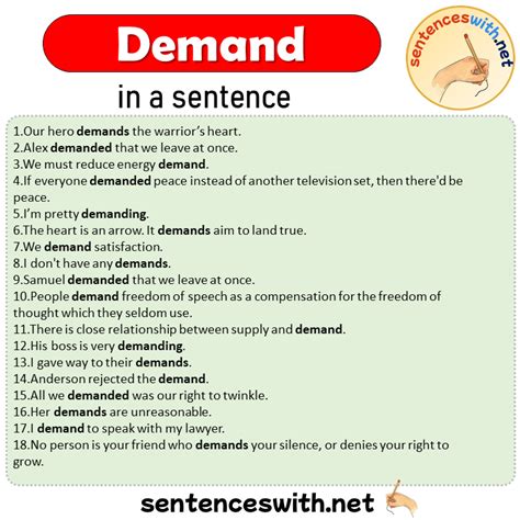 how to use courtesy demand in a sentence