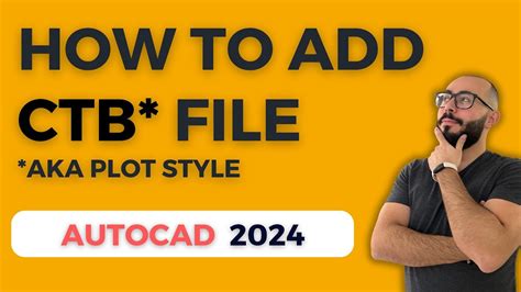 how to use ctb file in autocad
