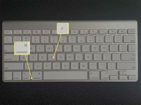 how to use ctrl f on a mac