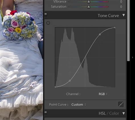 how to use curve tool in lightroom
