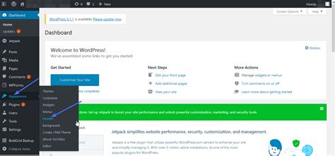how to use custom header in wordpress