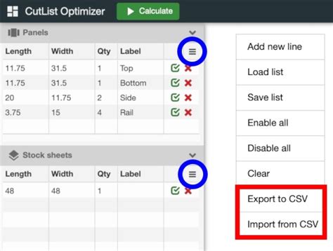 How To Use Cut List Optimizer