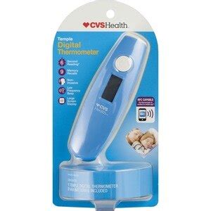 how to use cvs digital forehead thermometer