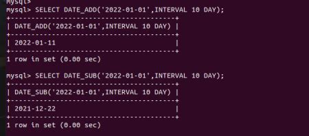 how to use date_sub in mysql