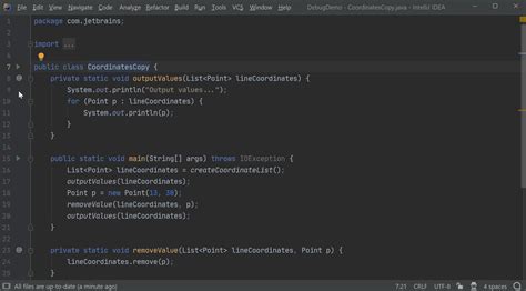 how to use debug in intellij