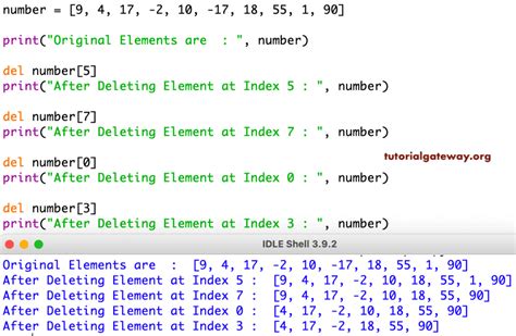 how to use del function in dictionary python