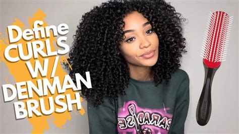 How To Use Denman Brush To Define Curls