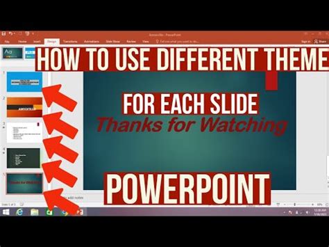 how to use different themes in powerpoint
