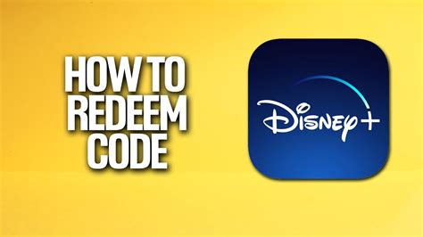 how to use disney plus code