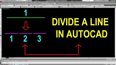 how to use divide command in autocad