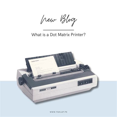 how to use dot matrix printer