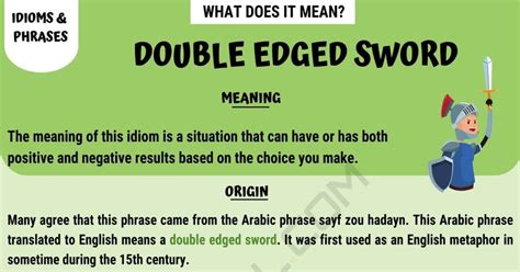 How To Use Double Edged Sword