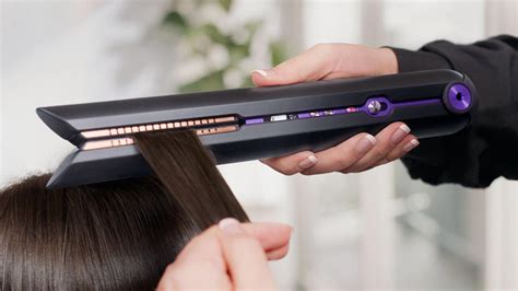 how to use dyson hair straightener