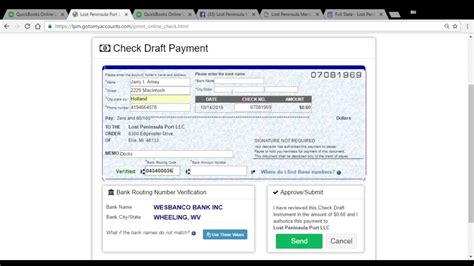 how to use e check