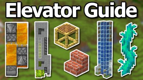 How To Use Elevator Blocks In Minecraft