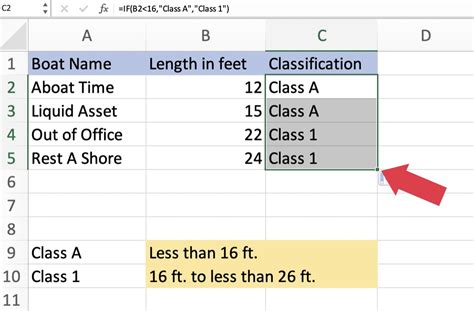 how to use else if function in excel