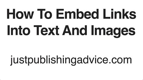 How To Use Embed Links