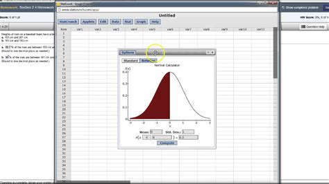 how to use empirical rule in statcrunch