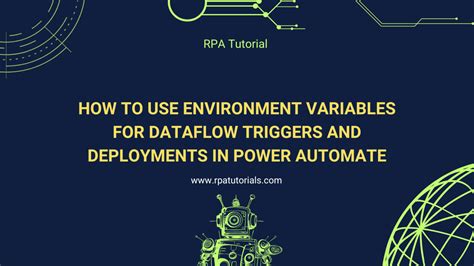 how to use environment variables in power automate