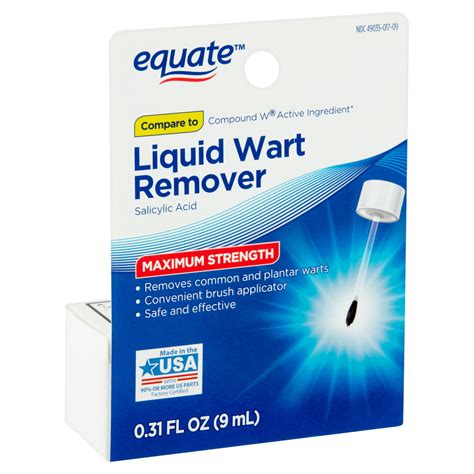 how to use equate liquid wart remover