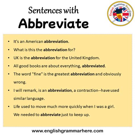 how to use example abbreviation in a sentence