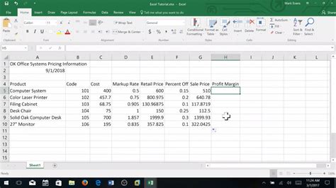 how to use excel for sales