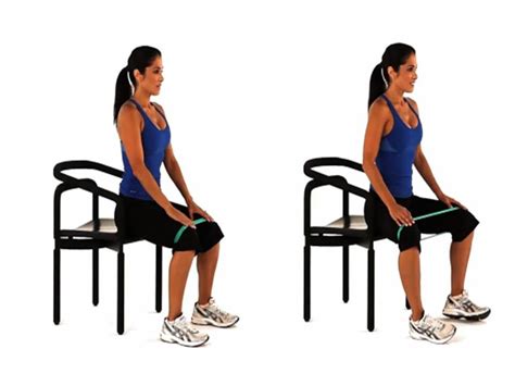 How To Use Exercise Bands While Sitting