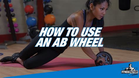 how to use exercise wheel for abs