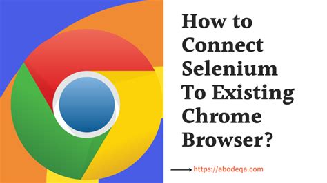 how to use existing chrome browser in selenium webdriver