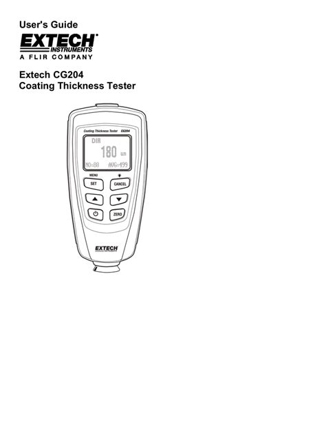 How To Use Extech Coating Thickness Tester