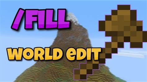 How To Use Fill Command In Minecraft Worldedit
