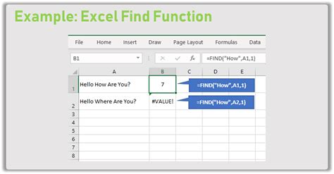 How To Use Find Function In Excel Sheet