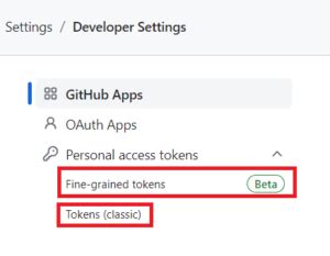 how to use fine grained tokens github