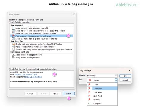 How To Use Flag Messages