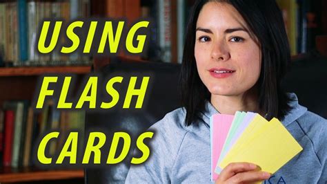 how to use flash cards