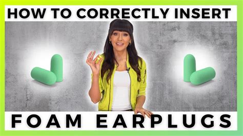 How To Use Foam Earplugs Instructions