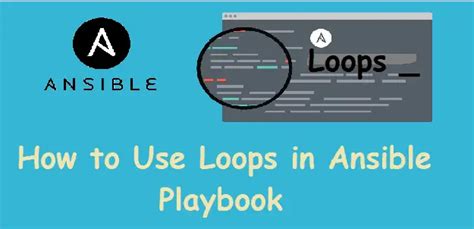 how to use for loop in ansible playbook