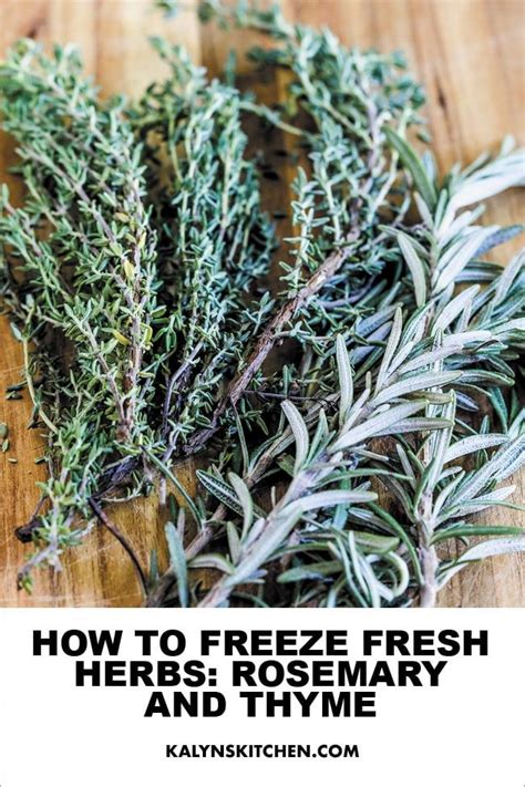 How To Use Frozen Thyme