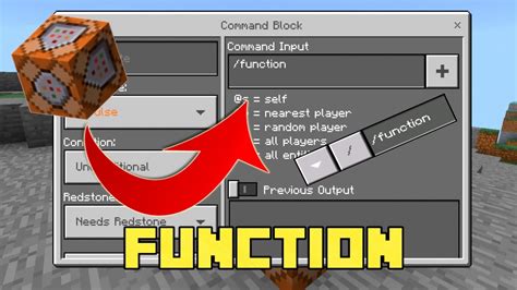 How To Use Function Command In Minecraft Bedrock