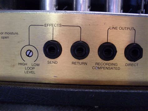 How To Use Fx Loop On Marshall Amp