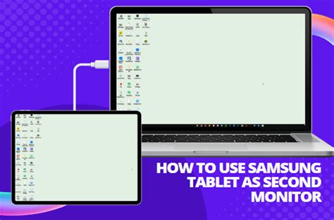 how to use galaxy tab as a second monitor for mac
