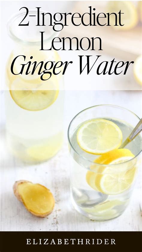 How To Use Ginger In Water