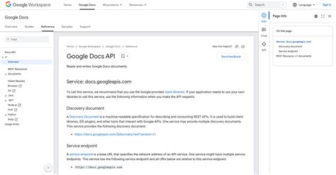 how to use google docs api in python