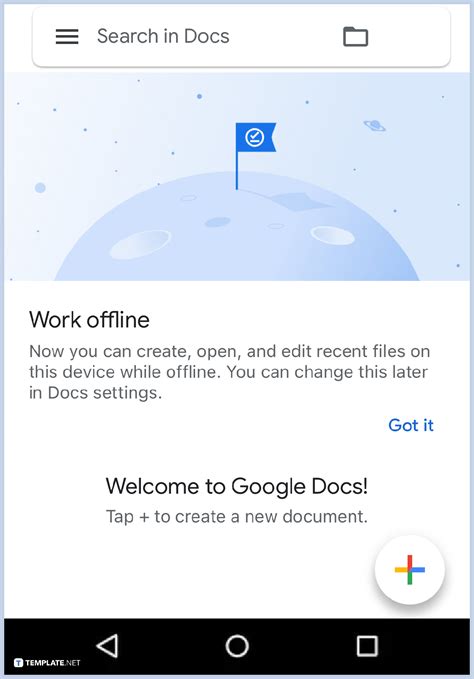 how to use google docs in mobile browser
